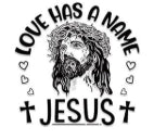 Love has a name Jesus 16 Oz Wrap