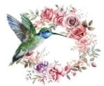 Humming bird rose reef 16oz Wrap (Option 1)