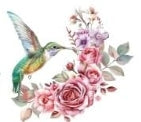 Humming bird rose reef 16oz Wrap (Option 2)