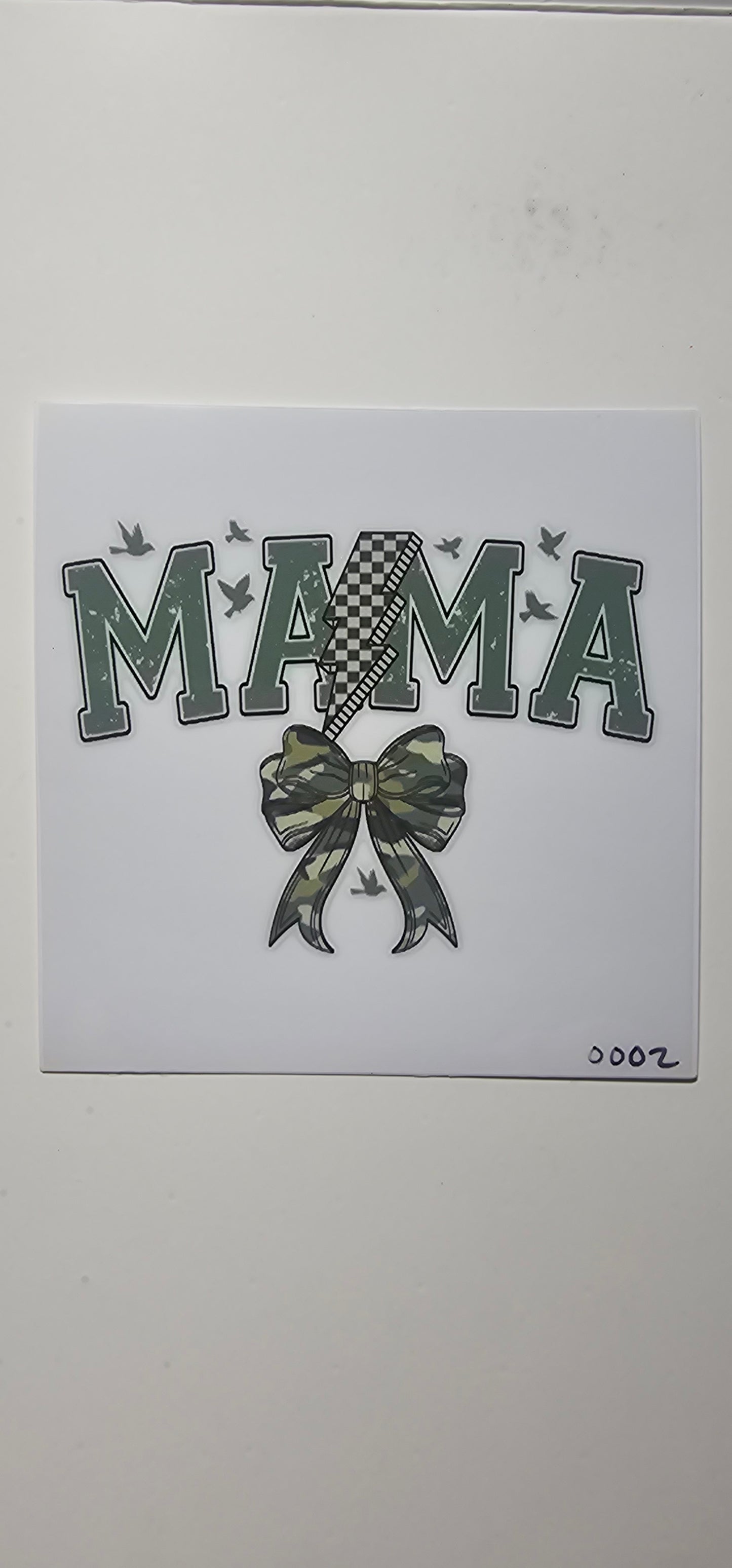 Camo Bow momma 8oz/16oz Wrap (#0002)