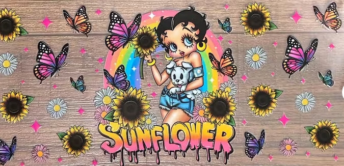 Sunflower Betty Boop 16oz