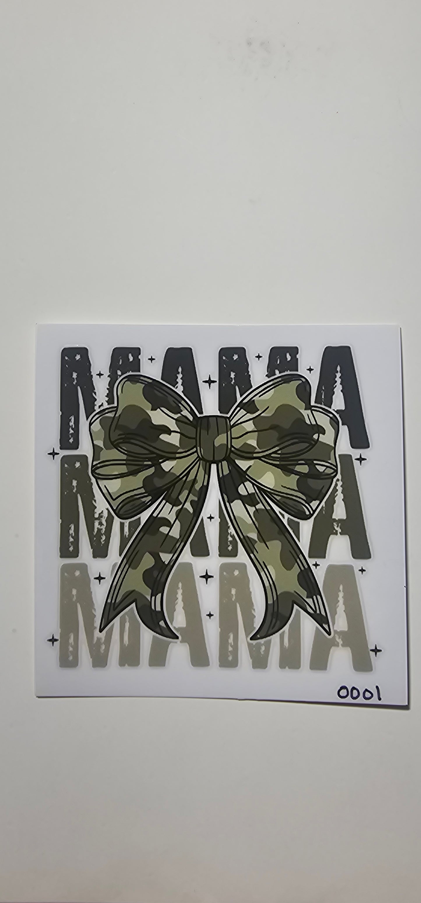 Camo Bow momma 8oz/16oz Wrap (#0001)