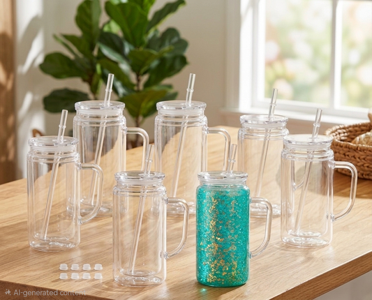 16 oz Acrylic Custom Tumbler with Handle